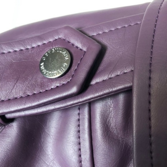 G for Giuliana Lux Moto Jacket Purple - Picture 6 of 8